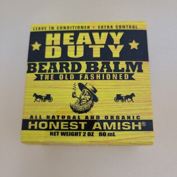 Honest Amish - Heavy Duty Beard Balm - 2 Ounce - Beard Conditioner New - Picture 2 of 4